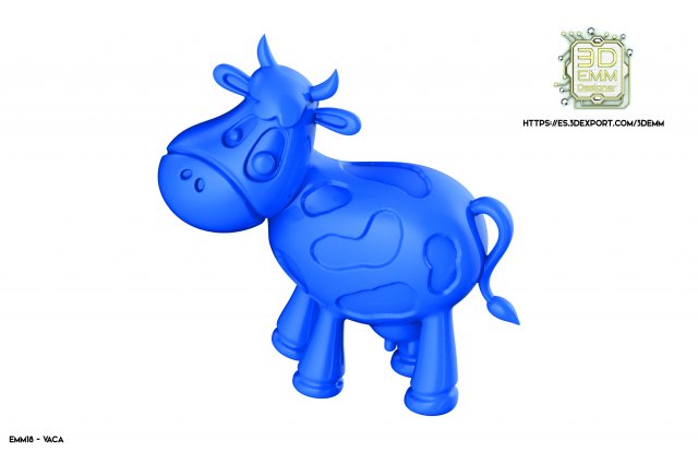 cow piece 3D 프린트 모델 .c4d .max .obj .3ds .fbx .stl .blend 