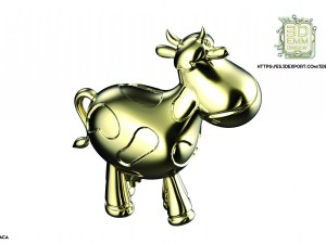 cow piece 3D 프린트 모델