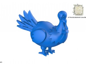 turkey piece 3D Print Model