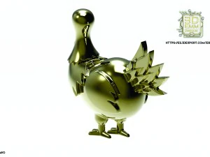 turkey piece 3D Print Model