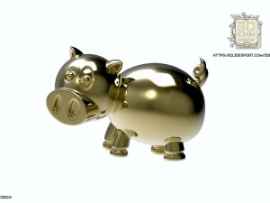 pig piece Model Cetak 3D