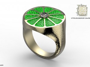 lemon ring 3D Print Model