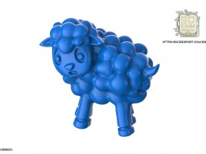 stuk lamsvlees 3D printmodel