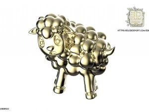 lamb piece 3D Print Model