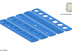 rule figure Model Cetak 3D