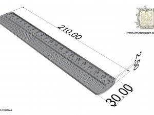 rule figure Model Cetak 3D