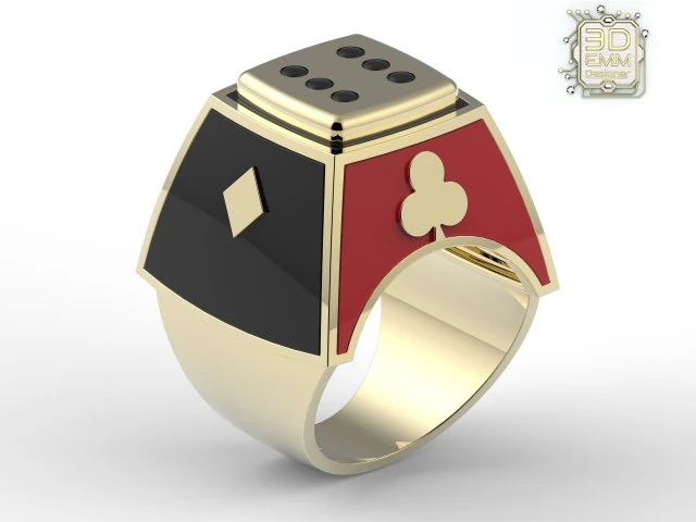 ring random game 3D Print Model .c4d .max .obj .3ds .fbx .stl .blend