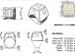 ring random game 3D Print Model