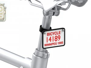 license bike 3D Print Model