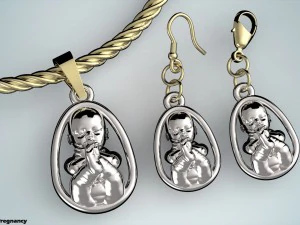 fascino della gravidanza Modello di stampa 3D