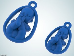 charm pregnancy Model Cetak 3D