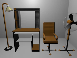 kantoormeubilair 3D Model