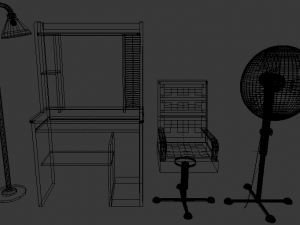 office furniture Modelo 3D
