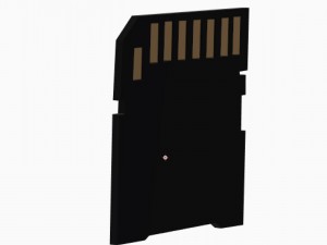 sd card sandisk 32 gb Model 3D
