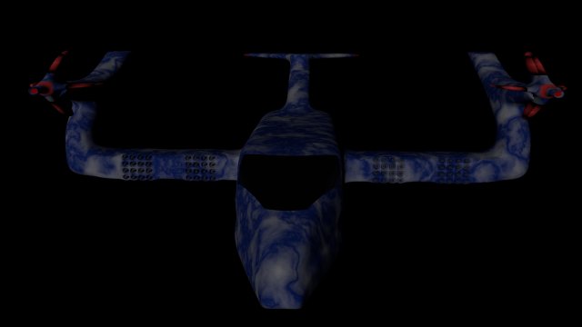 starship 3D Model .c4d .max .obj .3ds .fbx .stl .blend 