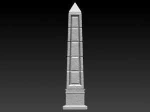 fantasy obelisk low poly model 3D Model