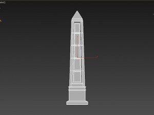 fantasy obelisk low poly model 3Dモデル