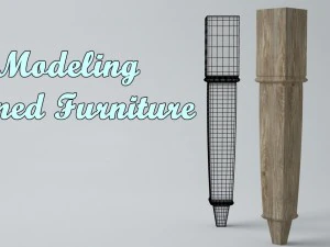 Modeling Turned Furniture in 3ds Max - Part 1 3D Tutorials