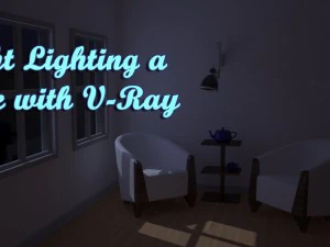 Interior Night Lighting with V-Ray 3D Tutorials