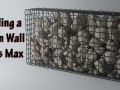 Modeling a Gabion Wall in 3ds Max 3D-Modell