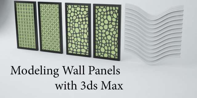 Modeling Wall Panels in 3ds Max