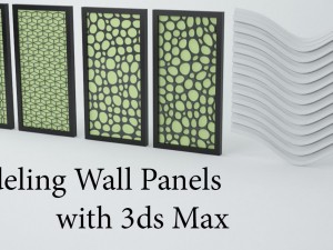 Modeling Wall Panels in 3ds Max 3D Tutorials