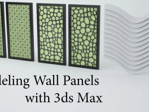 Modeling Wall Panels in 3ds Max 3D Tutorials