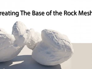 sculpting a detailed rock asset in zbrush 3D Tutorials