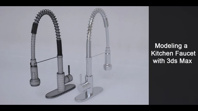 Modelando uma torneira de cozinha no 3ds Max - Parte 1 