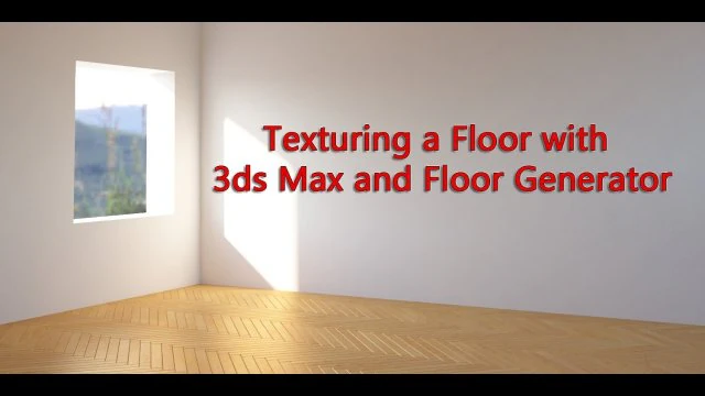 Texturing a Floor with 3DS Max and Floor Generator 