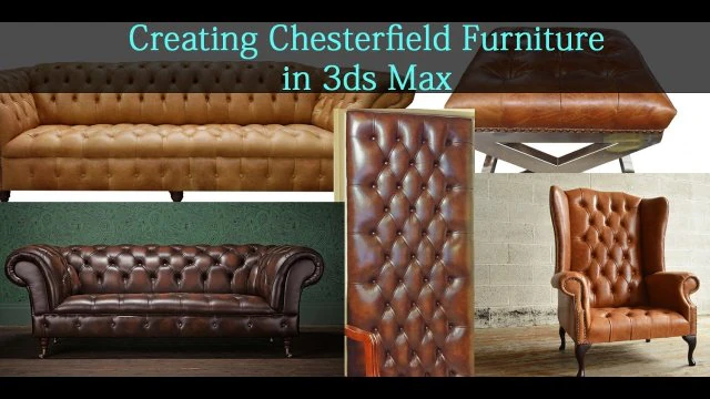 Modelowanie mebli Chesterfield w programie 3ds Max 