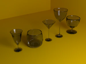 i&ccedil;ki bardağı 3D Model