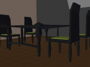moderndinnerroomset 3D 모델