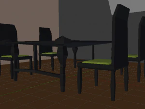 moderndinnerroomset 3D Model