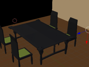 moderndinnerroomset 3D 모델