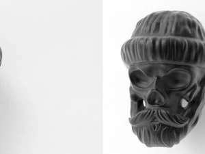 кольцо с черепом 3D Принт Модель