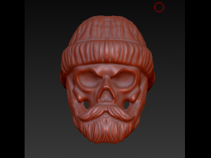 skull ring 3D 프린트 모델