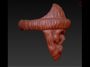 skull ring 3D 프린트 모델