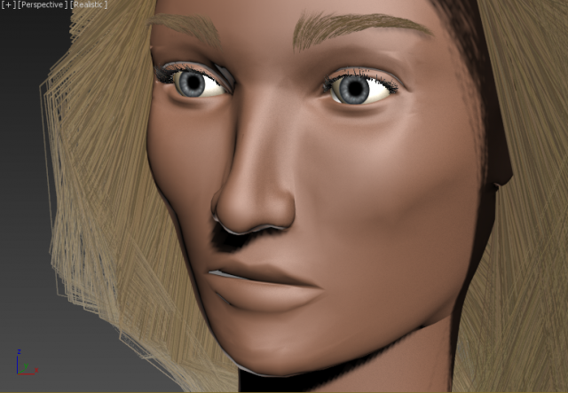 tall woman Model 3D .c4d .max .obj .3ds .fbx .stl .blend 