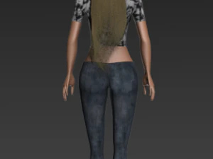 tall woman 3D Model