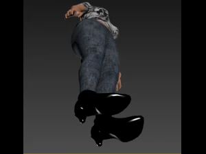 tall woman 3D Model