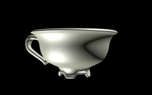 china cup 3D Model .c4d .max .obj .3ds .fbx .stl .blend 
