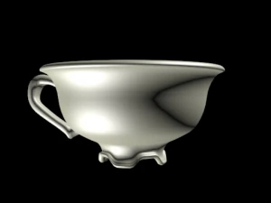 &Ccedil;in fincanı 3D Model