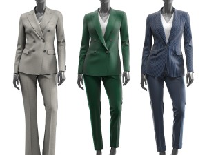 woman suits mannequin 3D मॉडल
