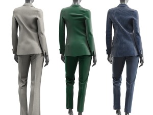 woman suits mannequin 3D 모델