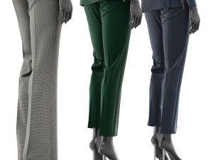 woman suits mannequin 3D 모델