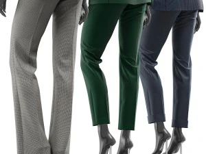 woman suits mannequin 3D Model