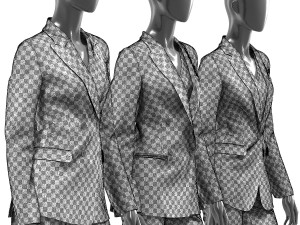 woman suits mannequin 3D 모델