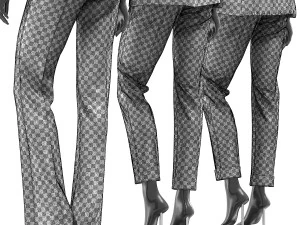 woman suits mannequin 3D Model