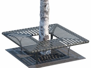tree bench grates Modèle 3D